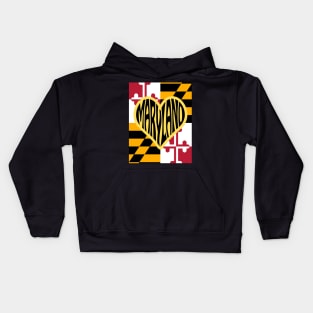 MARYLAND LOVE DESIGN Kids Hoodie